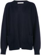 Extreme Cashmere Open Front Cardigan - Blue
