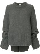 Khaite Virginia Cashmere Sweater - Grey