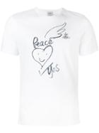 Vivienne Westwood Man 'war And Peace' T-shirt, Men's, Size: Xl, White, Cotton