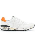 White Premiata Mick Sneakers