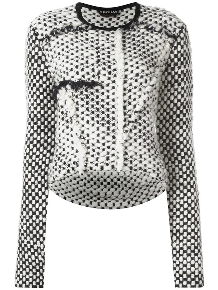 Rochas Chunky Knit Jumper - Nude & Neutrals