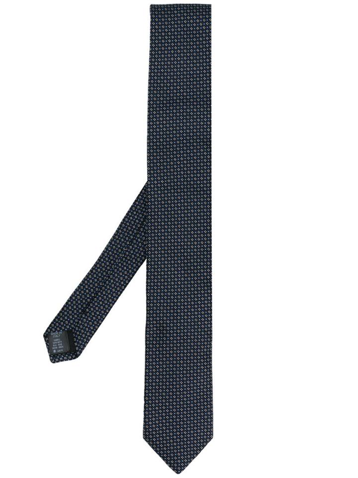 Dolce & Gabbana Polka Dot Print Tie - Blue