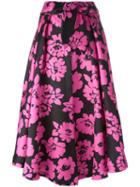 Milly Jackie Midi Skirt, Women's, Size: 4, Black, Polyester