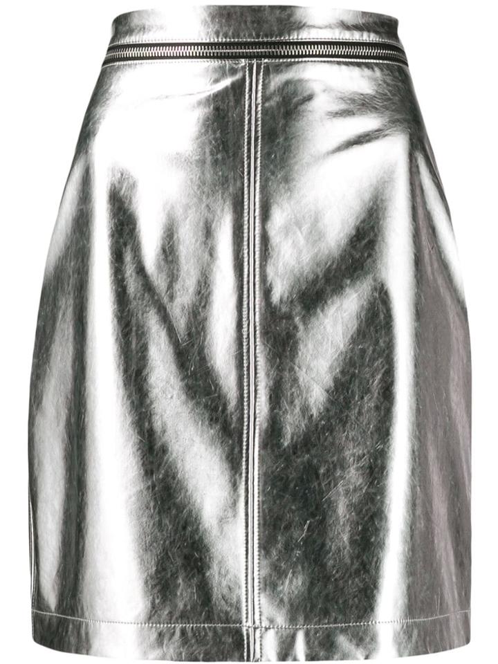Philosophy Di Lorenzo Serafini Fitted Mini Skirt - Silver