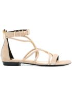 Barbara Bui Open-toe Strapped Sandals - Nude & Neutrals