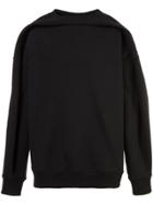 Y / Project Draped Front Sweatshirt - Black