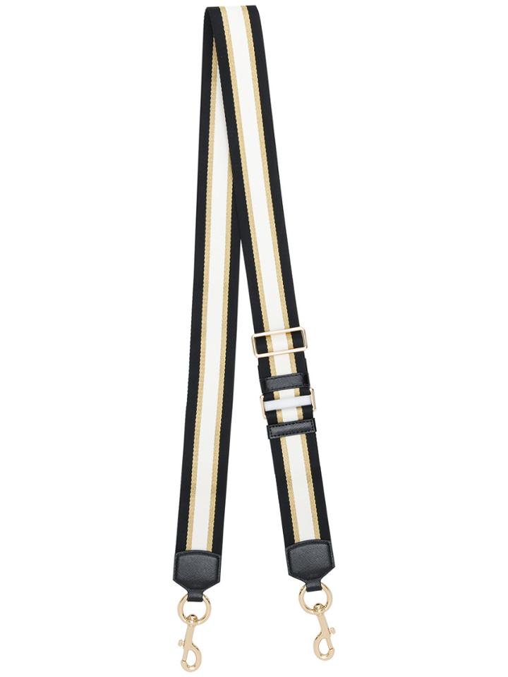 Marc Jacobs Sport Stripe Bag Strap - Black