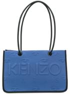 Kenzo Embossed Tote - Blue