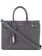 Saint Laurent Classic Logo Tote - Grey