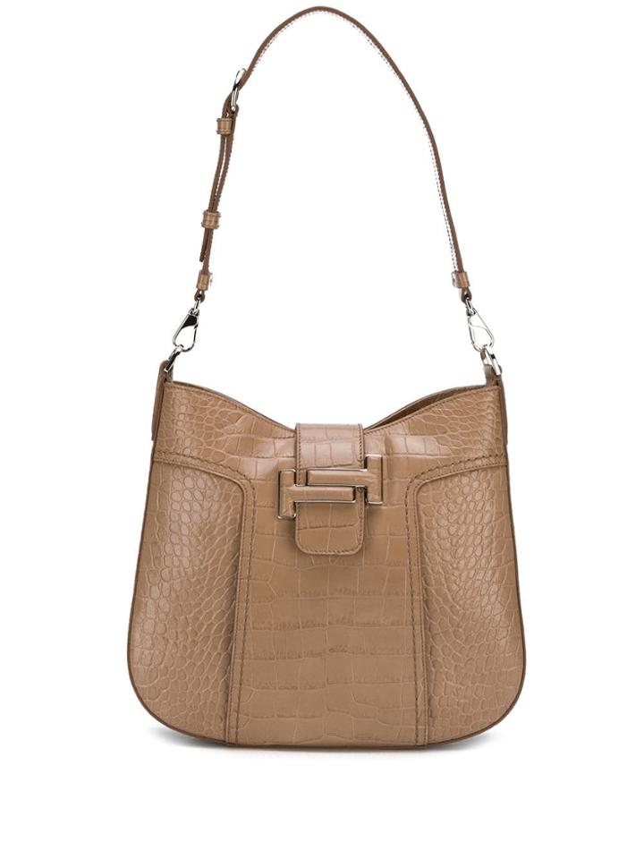 Tod's Double T Hobo Shoulder Bag - Neutrals
