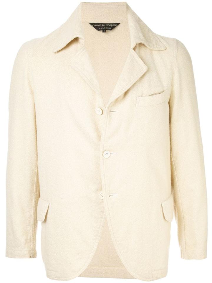 Comme Des Garçons Vintage Flap Pockets Blazer - White