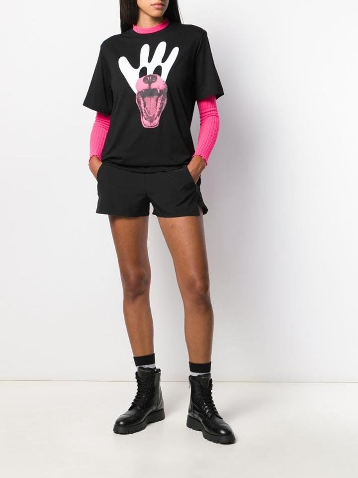 Diesel Loose-fit Printed T-shirt - Black