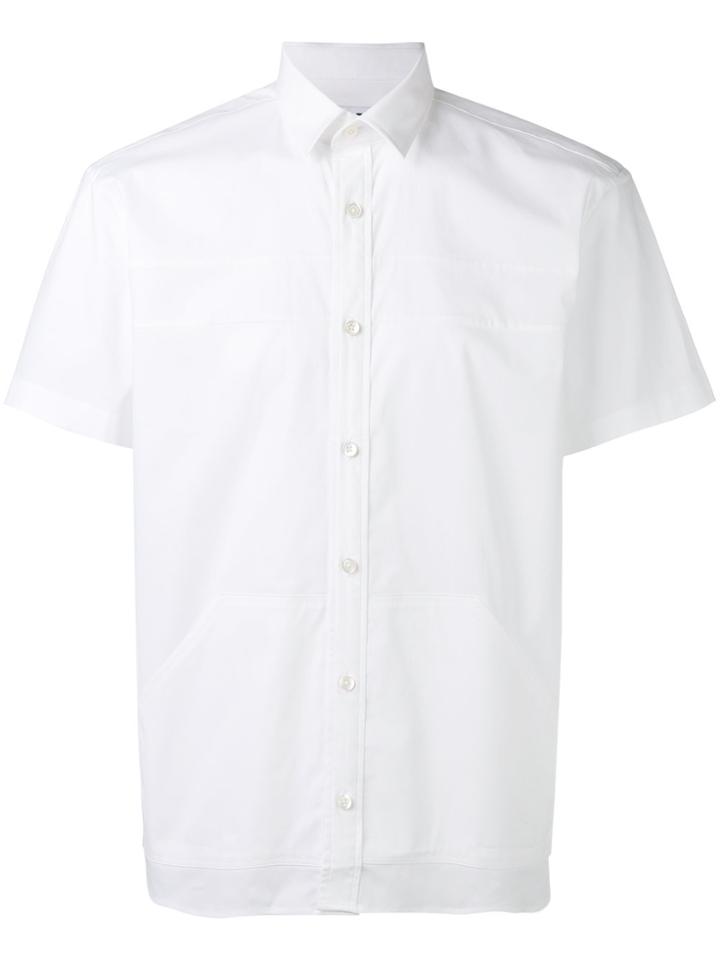 Les Hommes Urban Shortsleeved Shirt - White