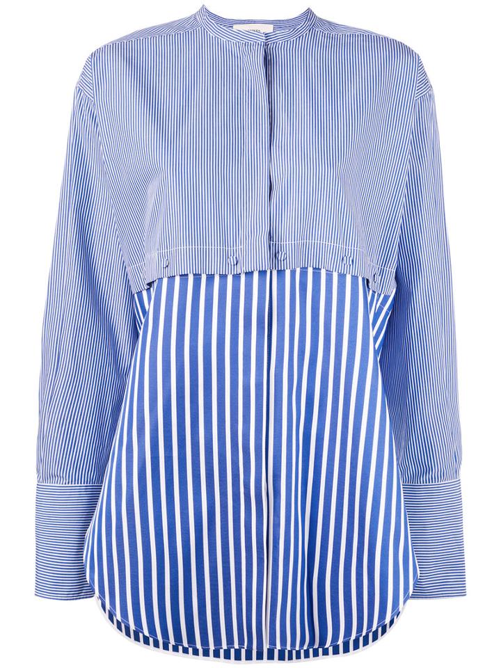 Ports 1961 - Striped Shirt - Women - Cotton - 42, Blue, Cotton