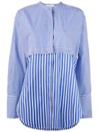 Ports 1961 - Striped Shirt - Women - Cotton - 42, Blue, Cotton