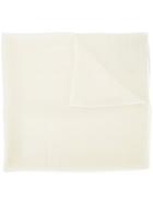 Denis Colomb - Classic Scarf - Women - Silk/cashmere - One Size, White, Silk/cashmere