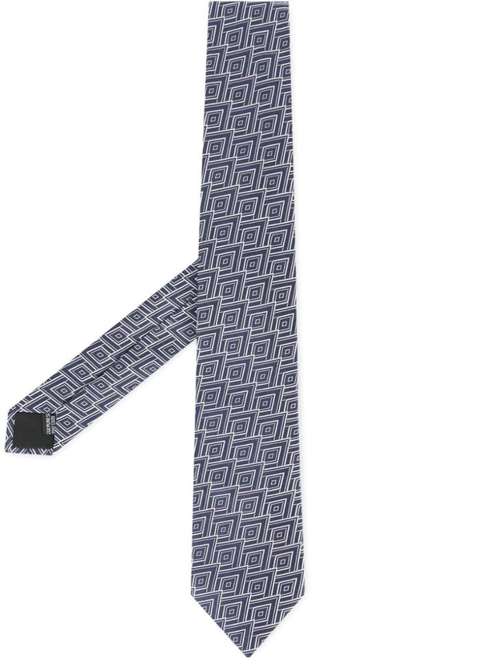 Cerruti 1881 Diamond Pattern Tie - Blue