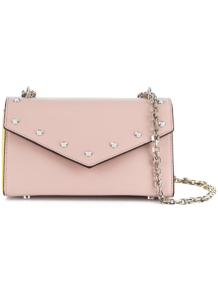 Marni Traingle Shoulder Bag - Pink & Purple