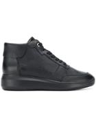 Geox Wedge Lace-up Sneakers - Black