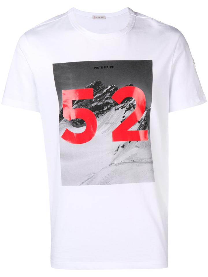 Moncler Graphic Print T-shirt - White