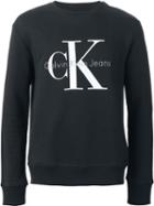Calvin Klein Jeans Logo Print Sweatshirt, Men's, Size: Xl, Black, Cotton
