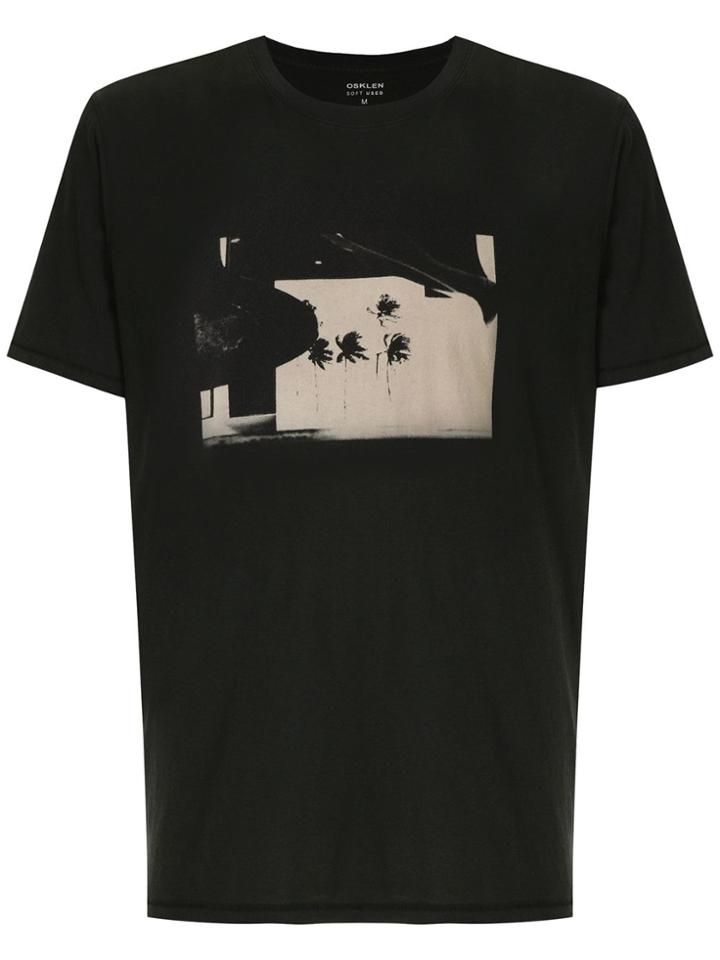 Osklen Vintage Anam Print T-shirt - Black