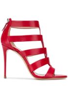 Casadei Strappy Ankle Sandals - Red