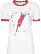 Racil - 'rock Legends' T-shirt - Women - Cotton/linen/flax - M/l, Women's, White, Cotton/linen/flax
