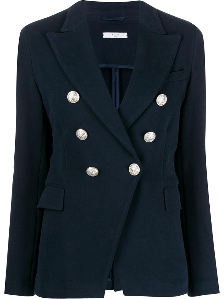 Circolo 1901 Military Blazer - Blue