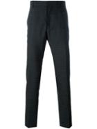 Vivienne Westwood Man Striped Tailored Trousers, Men's, Size: 48, Grey, Cotton/viscose/virgin Wool