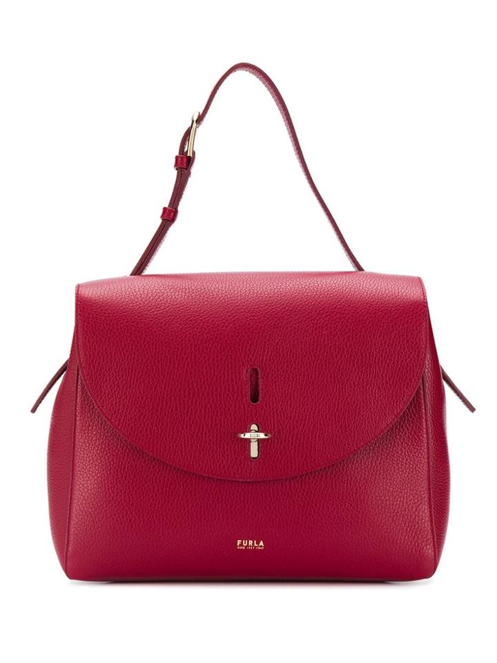 Furla Net Top Handle M Tote - Red