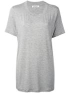 Dondup - Sunbury Long T-shirt - Women - Elastodiene/viscose - Xs, Women's, Grey, Elastodiene/viscose