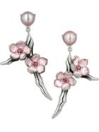 Shaun Leane 'cherry Blossom' Small Branch Earrings, Women's, Metallic