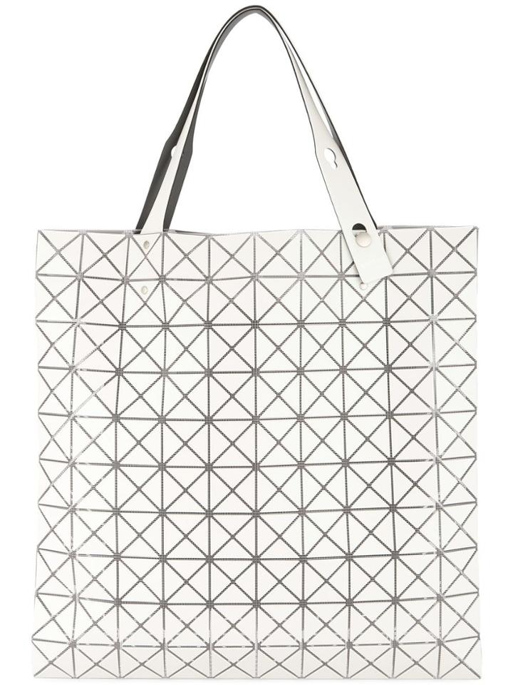Bao Bao Issey Miyake Geometric Shopper Tote - White