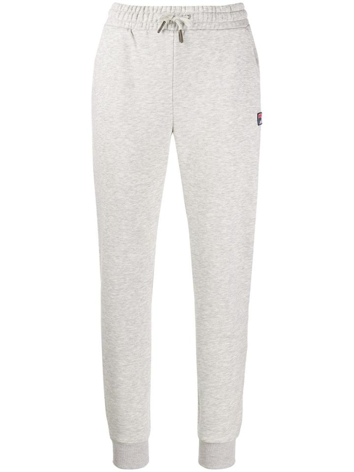 Fila Embroidered Logo Track Pants - White