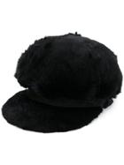 Borsalino Newsboy Hat - Black