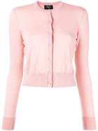 Paule Ka Round Neck Cardigan - Pink