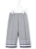 Il Gufo Striped Trousers, Girl's, Size: 10 Yrs, Grey
