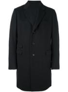 Z Zegna Single Breasted Coat, Men's, Size: 50, Blue, Cotton/cupro/wool
