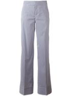 Dsquared2 Pinstripe Wide Trousers - Blue