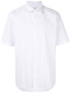 Cerruti 1881 Striped Short-sleeved Shirt - White