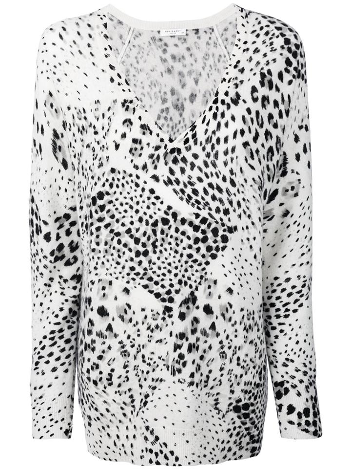 Equipment Long Cashmere Top - White