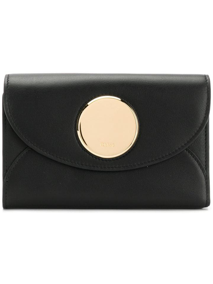 Chloé Pastille Compact Wallet - Black