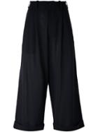 Yohji Yamamoto Vintage Cropped Wide Leg Trousers