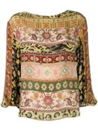 Etro Printed Long-sleeved Blouse - Yellow