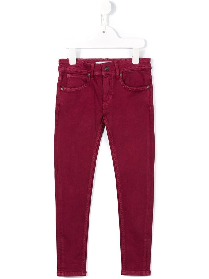 Burberry Kids Skinny Jeans, Girl's, Size: 12 Yrs, Red