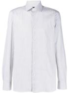 Z Zegna Pin-stripe Button-down Shirt - White