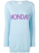 Alberta Ferretti Monday Sweater Dress - Blue