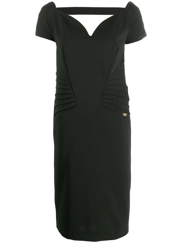 Cavalli Class Sweetheart Cocktail Dress - Black