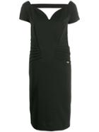 Cavalli Class Sweetheart Cocktail Dress - Black